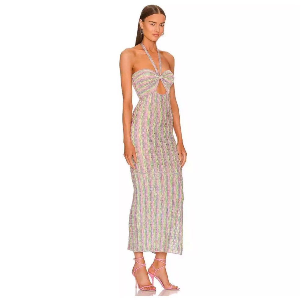 Alexis Women's Space-Dyed Knit Amour, Midi Dress Sleeveless Topaz Size XS